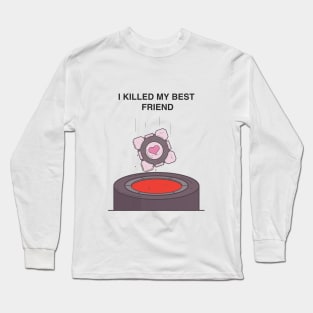 Portal Cube Companion Long Sleeve T-Shirt